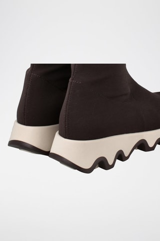 Ténis-meias Ola - Castanho-escuro