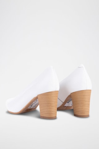 Leren Pumps Velvet - Wit