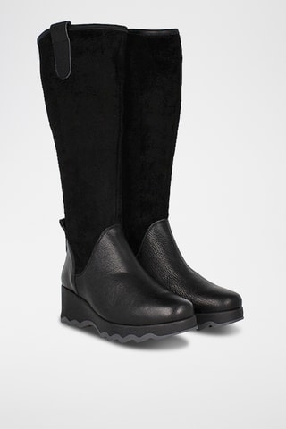 Bottes en cuir - Noir