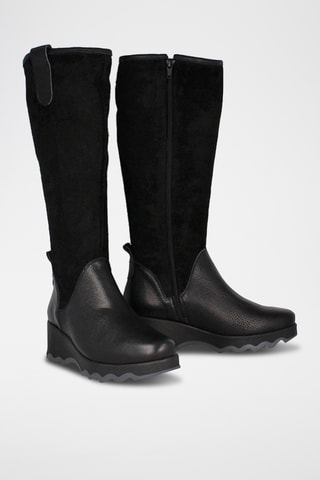 Bottes en cuir - Noir
