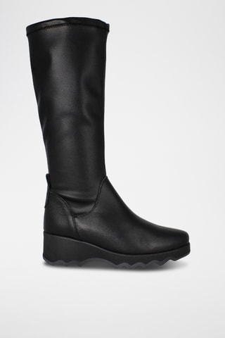 Botas em couro - Preto