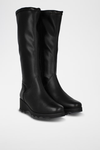 Botas em couro - Preto
