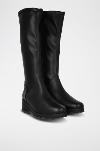 Botas em couro - Preto