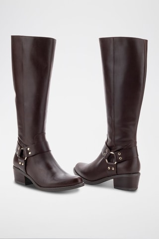 Bottes en cuir Dani - Marron