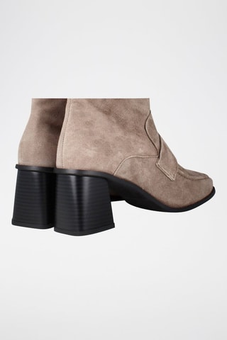 Bottes en nubuck Elina - Taupe