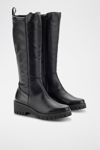 Bottes en cuir Velvet - Noir