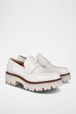 Leren Mocassins - Wit