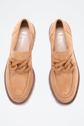 Nubuck Mocassins - Zandkleurig