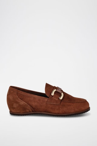 Nubuck Mocassins Cheloà - Bruin
