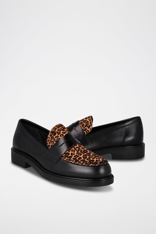 Leren Mocassins Noa - Zwart