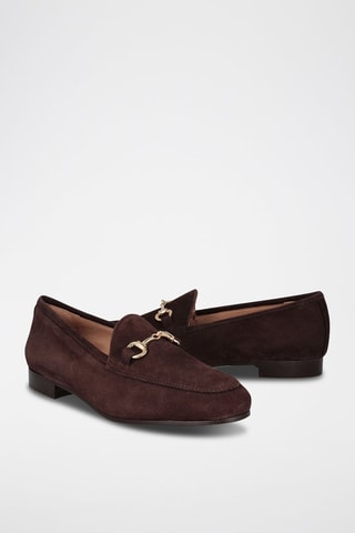Nubuck Mocassins Serraje - Bruin
