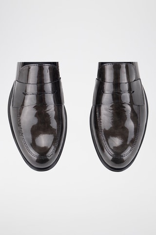 Lakleren Mocassins Kaffir - Grijs