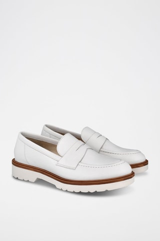Leren Mocassins - Wit