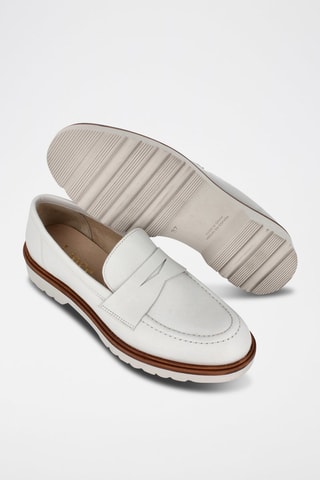 Leren Mocassins - Wit