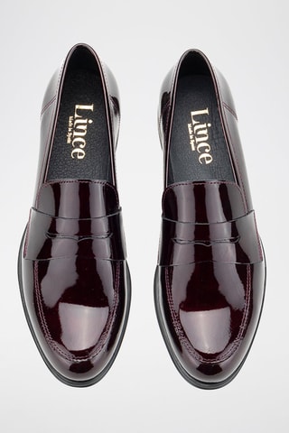 Lakleren Mocassins Kayak - Bordeauxrood