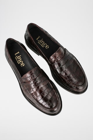 Leren Mocassins - Donkerbruin