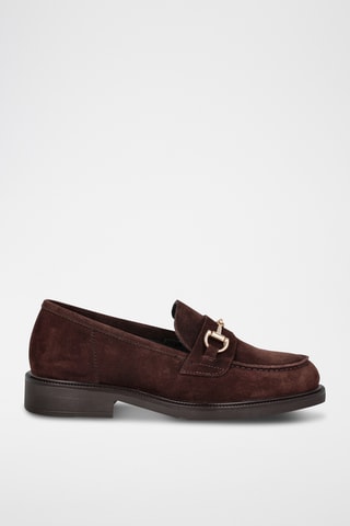 Nubuck Mocassins - Donkerbruin