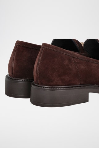 Nubuck Mocassins - Donkerbruin