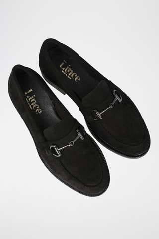 Nubuck Mocassins - Zwart