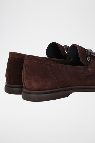 Nubuck Mocassins - Donkerbruin