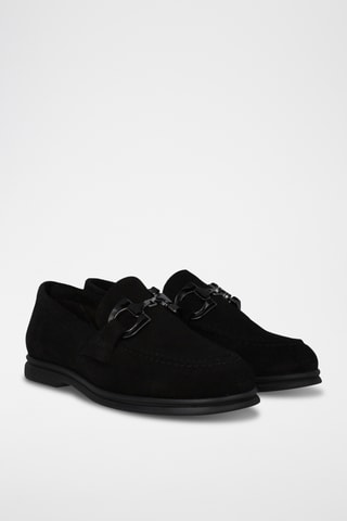 Nubuck Mocassins - Zwart