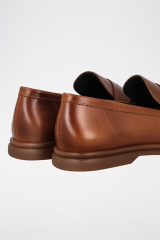Leren Mocassins - Camel