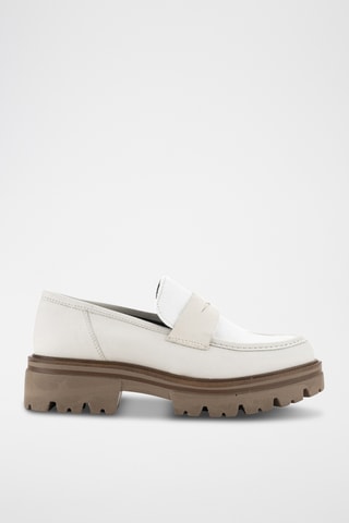 Nubuck Mocassins - Wit