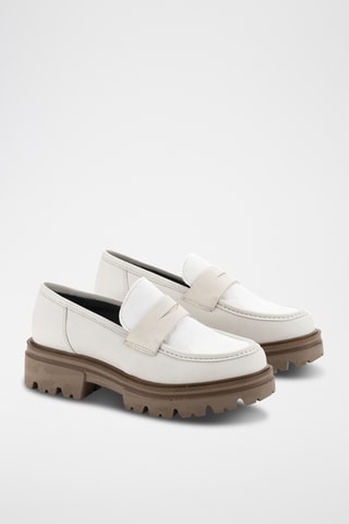 Nubuck Mocassins - Wit