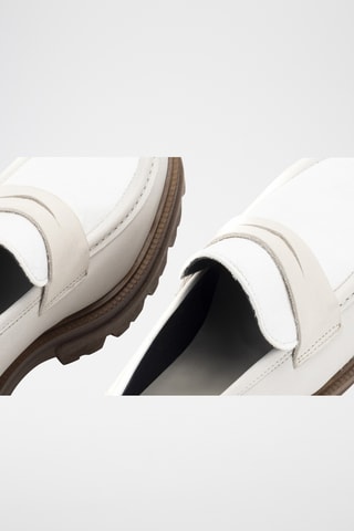 Nubuck Mocassins - Wit