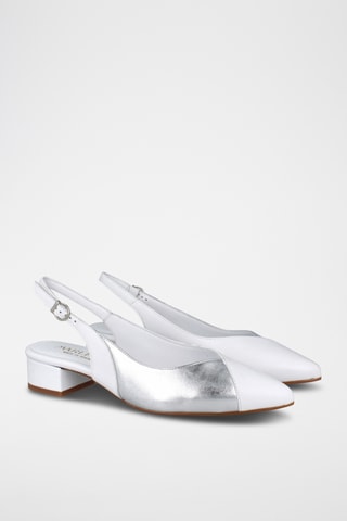 Leren Pumps - Blanc