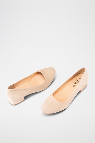 Nubuck Pumps - Beige