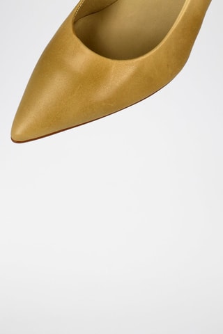 Leren Pumps Napa - Geel 