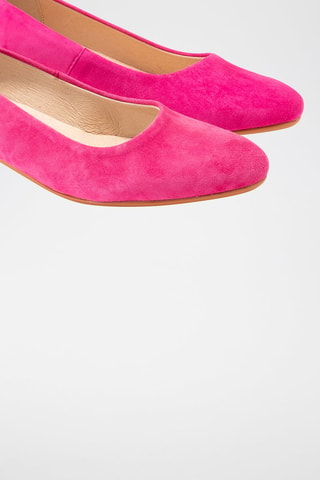 Nubuck Pumps - Fuchsia