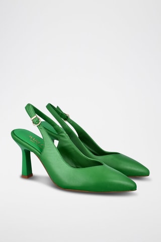 Leren Pumps - Groen