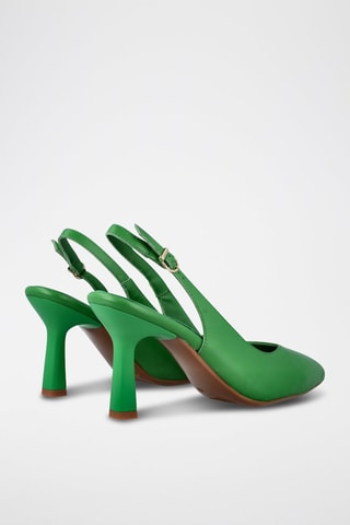 Leren Pumps - Groen