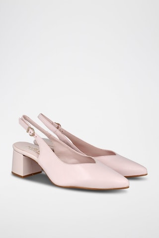 Leren Pumps - Roze