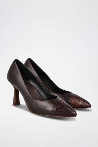 Leren Pumps Carolina - Donkerbruin