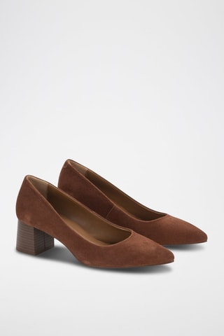 Nubuck Pumps Piso Maite - Bruin
