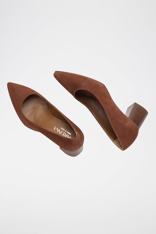 Nubuck Pumps Piso Maite - Bruin