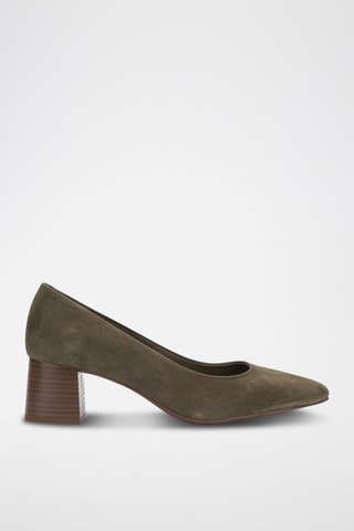 Nubuck Pumps Piso Maite - Kaki