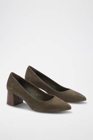 Nubuck Pumps Piso Maite - Kaki
