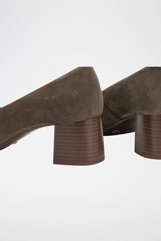 Nubuck Pumps Piso Maite - Kaki