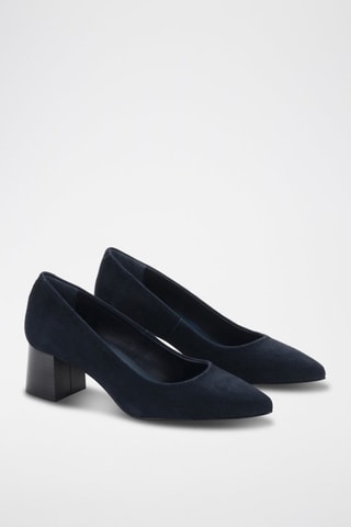 Nubuck Pumps Piso Maite - Marineblauw
