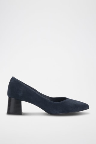 Nubuck Pumps Piso Maite - Marineblauw