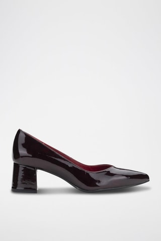 Lakleren Pumps Teresa - Bordeauxrood