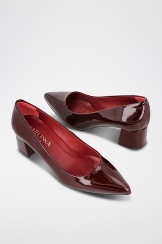 Lakleren Pumps Teresa - Bruin