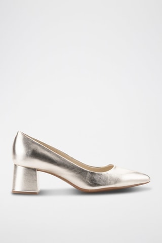 Leren Pumps Teresa - Zilverkleurig