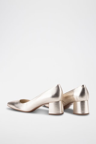 Leren Pumps Teresa - Zilverkleurig