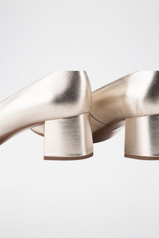 Leren Pumps Teresa - Zilverkleurig