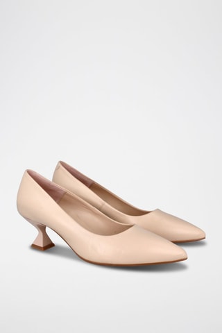 Leren Pumps Madeira - Poederroze